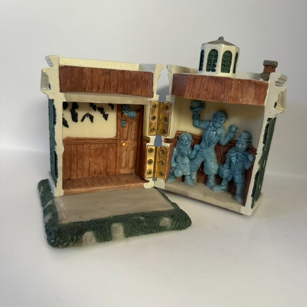 Disney Haunted Mansion Hitchhiking Ghosts Figurine Mini House Collectible